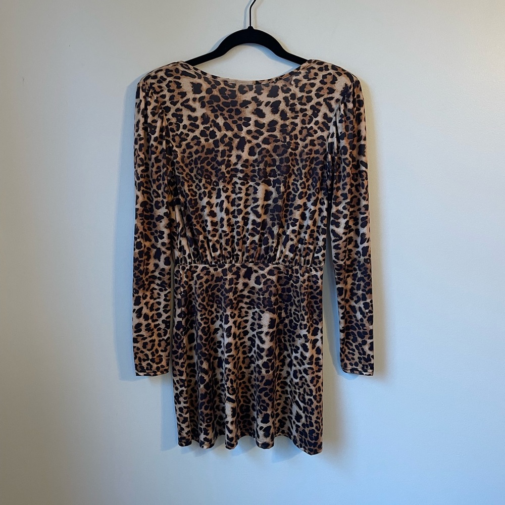 Size 2 Cheetah Print Nasty Gal Dress